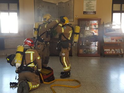 Realización de Simulacro de evacuación en Cáceres
