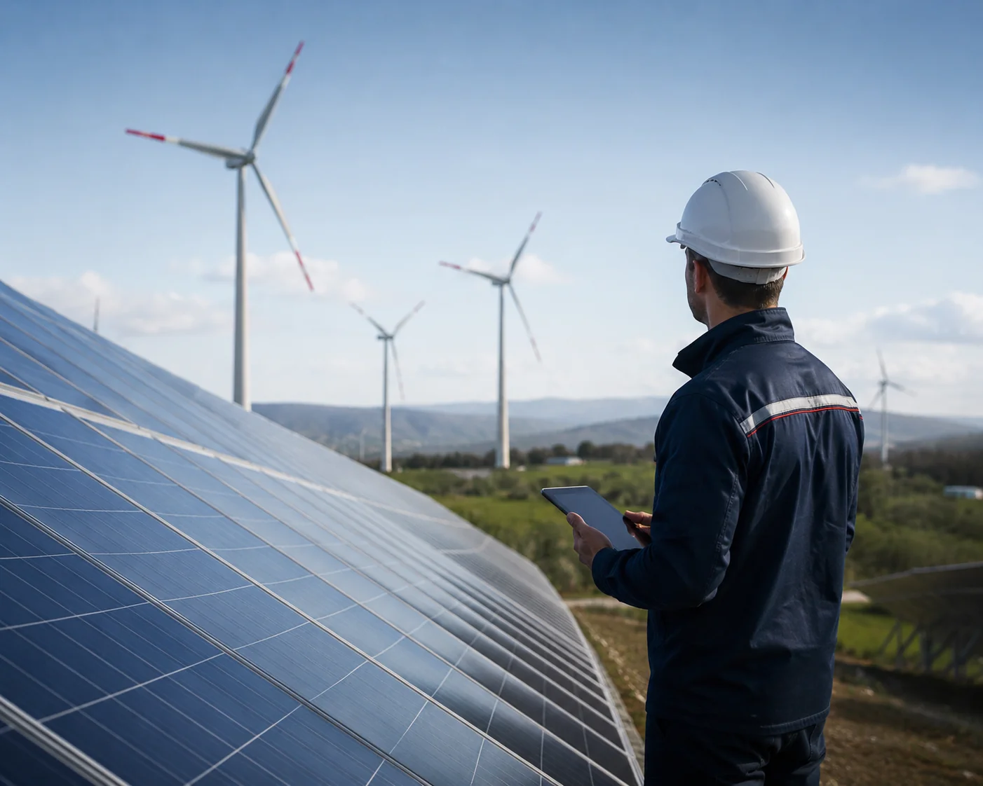 Supervisión de una instalación de energías renovables