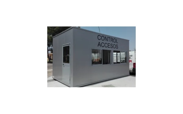 Caseta de vigilancia y control de accesos